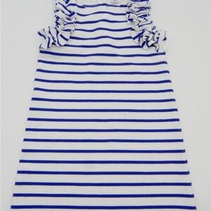 Janie and Jack Striped Dress with Ruffle Arms